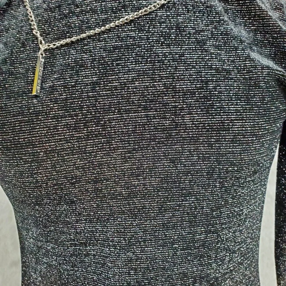 Michael Kors Velvet Cowl Back Dress Petite X Small - Picture 6 of 11